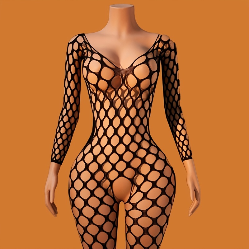 3-delige set: sexy halternek v - Bodystocking Fishnet recensie en prijs