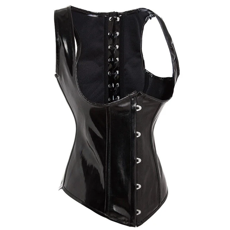 Zwart Pu Lederen Korset Gotisc - Corset Waist Cinch recensie en prijs