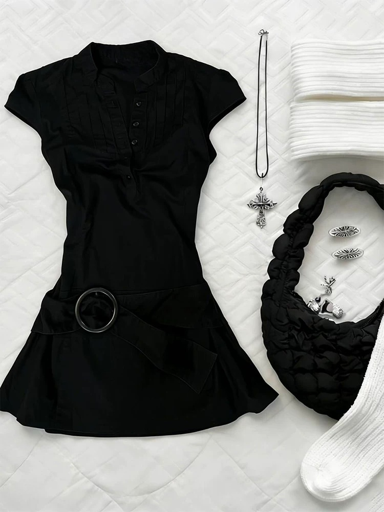 Vintage stijl zwarte slim fit  - Corset Waist Cinch recensie en prijs